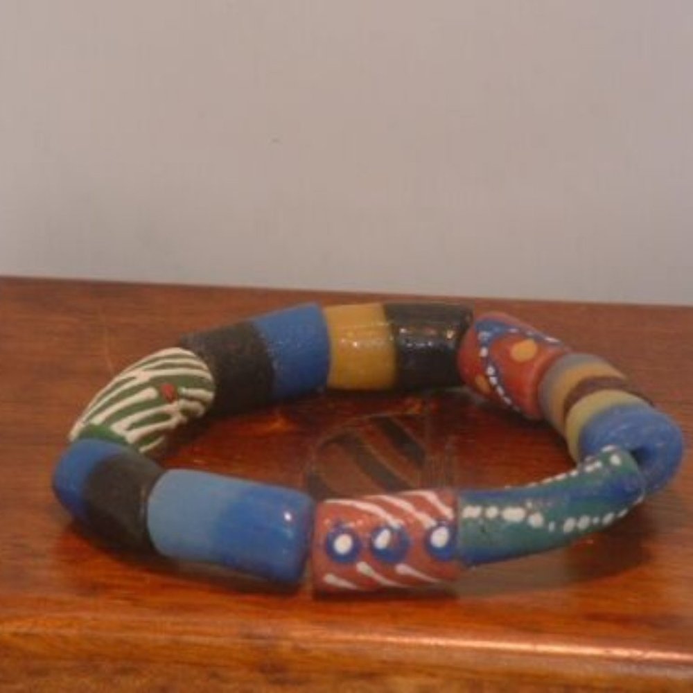 New Women s Ghana Trade Bead Bracelet
